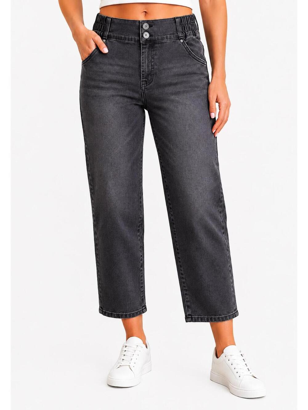 NWT G by Giuliana Black Straight Leg Jeans Size 8